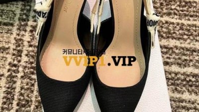 #폭스샵 디올 Dior 자디올 슬링백 펌프스 검수사진✔