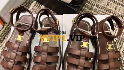 셀린느 트리오페 클레아 청키 샌들 검수사진✔ ☆☆☆☆☆