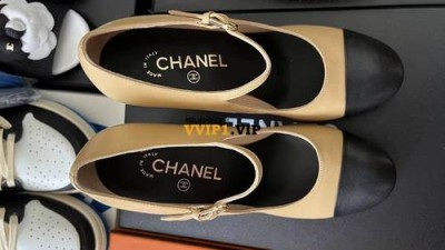 #폭스샵 샤넬 메리제인 오픈슈즈 펌프스 베이지/블랙 투톤 G39245 SIZE 35~40 검수사진✔ ☆☆☆☆☆