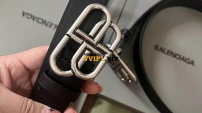 발렌시아가 BB 로고 가죽 벨트 SIZE 75~110 검수사진✔ ☆☆☆☆☆