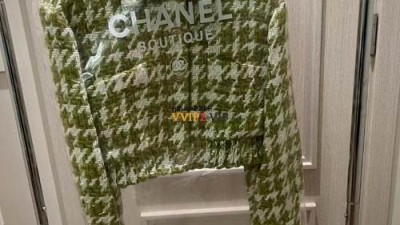 샤넬 체크 울 트위드 자켓 SIZE 36 38 40 # 안감 100% 실크 검수사진✔ ☆☆☆☆☆