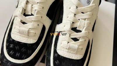 #폭스 샤넬 스니커즈 CC 로고 프린트 여성 스니커즈 G39230 SIZE 35~40 검수사진✔ ☆☆☆☆☆