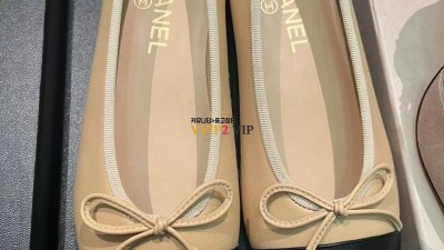 #해피 샤넬 발레리나 투톤 플랫슈즈 검수사진✔ ☆☆☆☆☆