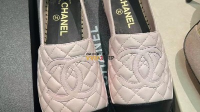 #해피 샤넬 CHANEL 퀄팅 에스파듀 샌들 검수사진✔ ☆☆☆☆☆