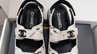 샤넬 CHANEL 코코 까멜리아 벨크로 샌들 SIZE 35~40 검수사진 ☆☆☆☆☆