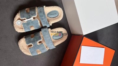 에르메스 HERMES 시프레 시어링 퍼 샌들 SIZE 35~40 검수사진 ☆☆☆☆☆