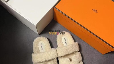 에르메스 HERMES 시프레 시어링 양털 퍼 샌들 슬리퍼 SIZE 35~40 검수사진 ☆☆☆☆☆