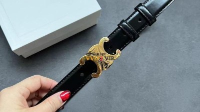셀린느 CELINE 트리오페 벨트 2.5cm 미듐 블랙 45AK93A01 38NO 검수사진 ☆☆☆☆☆ #vvip공장