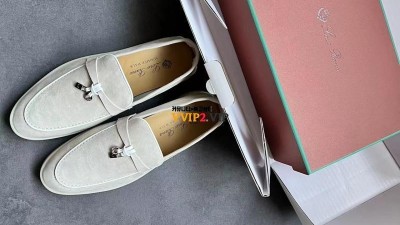 로로피아나 Loro Piana 여성 썸머 참 워크 스웨이드 로퍼 SIZE 35~40 검수사진 ☆☆☆☆☆