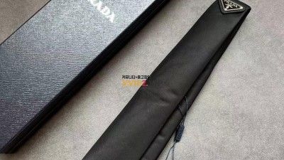 프라다 PRADA 넥타이 리나일론 타이 R150 남성 정장 삼각로고 남녀공용 개버딘 UCR77 검수사진 ☆☆☆☆☆