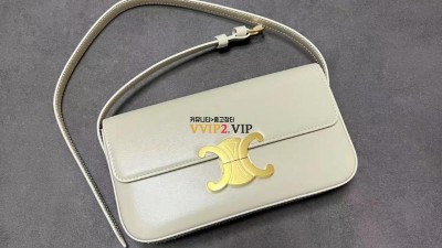 셀린느 CELINE 트리오페 카프스킨 숄더백 화이트 194143 검수사진 ☆☆☆☆☆ #vvip공장