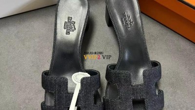 에르메스 HERMES 오아시스 샌들 슬리퍼 블랙 검수사진 ☆☆☆☆☆