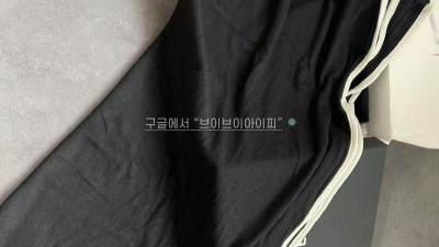 샤넬 CHANEL CC로고 캐시미어 실크 스톨 제니 머플러 블랙/화이트 A52032 검수사진
