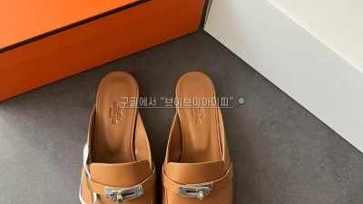 에르메스 오즈 켈리 뮬 블로퍼 샌들 슬리퍼 H201075Z 35~41 검수사진