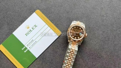 여성시계 ROLEX 롤렉스 로렉스 데이저스트 콤비 텐포인트 28MM 검수사진