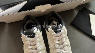 샤넬 CC 메쉬 가죽 트레이너 운동화 스니커즈 검수사진 #차차샵