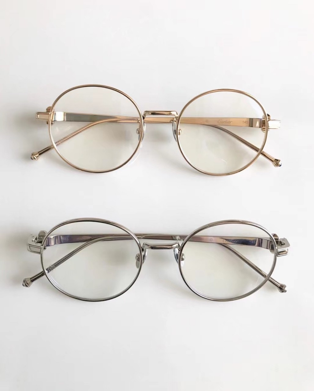 까르띠에 파샤 라운드 프레임 안경 CT0293O SIZE 51-20-145 ☆☆☆☆☆
