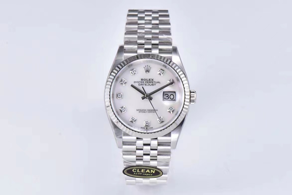 롤렉스 ROLEX 데이저스트 자개다이얼 10P 플루티드 쥬빌레 126234 36*11.5mm + Asian 3235 무브먼트 + 904L ☆☆☆☆☆ #클린