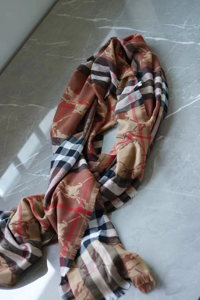 버버리 BURBERRY 로고 체크 리버서블 실크 울 스카프 SIZE 220*70cm # 울 51% + 멀버리 실크 49% ☆☆☆☆☆ #VVIP공장