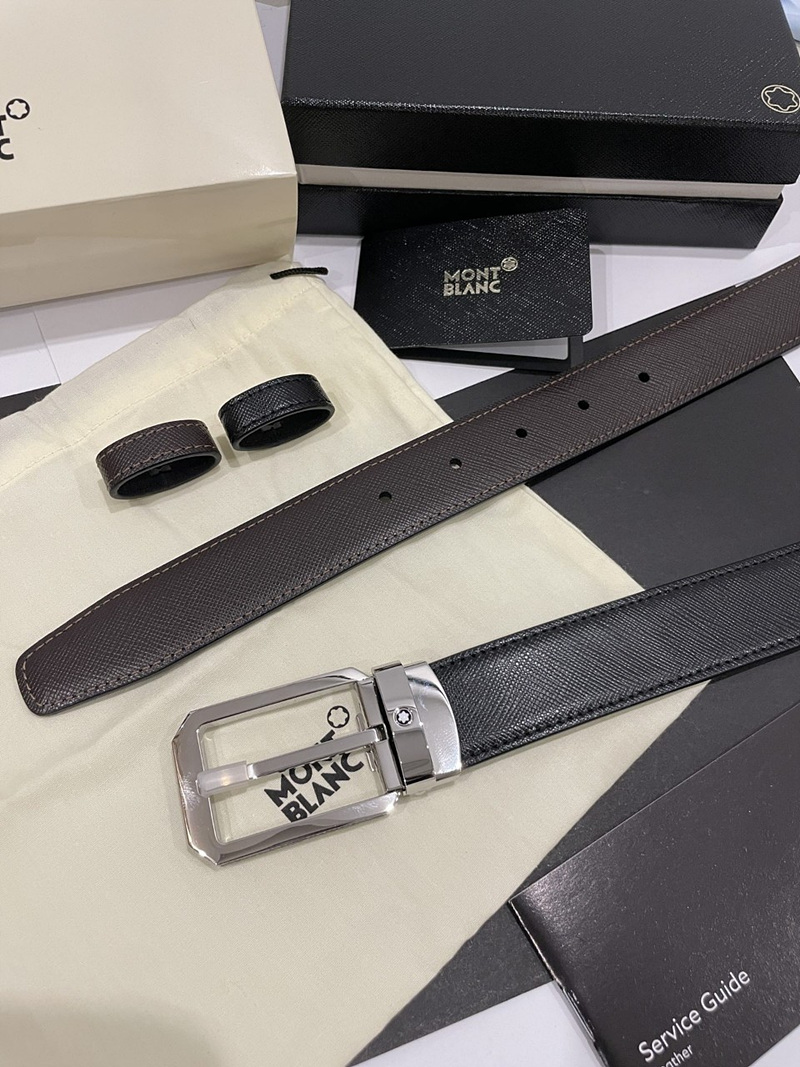 몽블랑 MONTBLANC 레버서블 레더 양면 남성 벨트 3CM 128759 ☆☆☆☆☆ #vvip공장