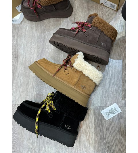 어그 UGG Funkarra Novelty 레이스업 플랫폼 부츠 1143954 SIZE 36~40 ☆☆☆☆☆