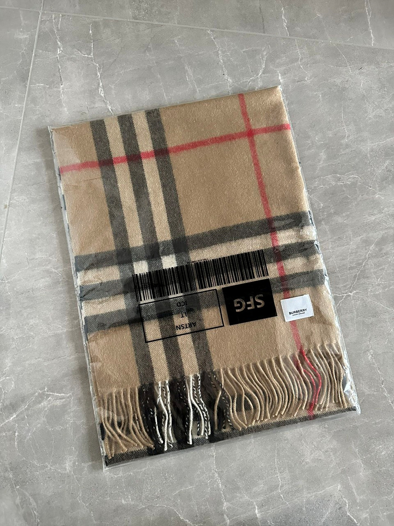버버리 BURBERRY 클래식 체크 캐시미어 머플러 목도리 8056850 아카이브베이지 SIZE 168*30cm ☆☆☆☆☆ #vvip공장