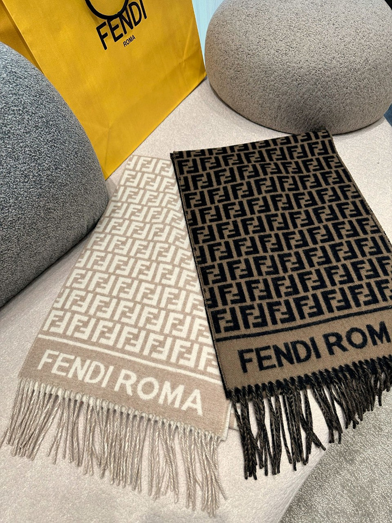펜디 FENDI FF로고 머플러 스카프 목도리 SIZE 30*190cm @ 울 80% + 캐시미어 20% ☆☆☆☆☆ #폭스샵