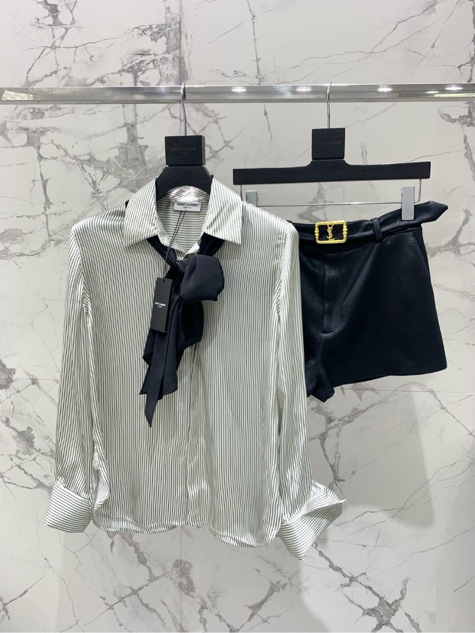 생로랑 SAINT LAURENT 스트라이프 셔츠 SIZE S M L ☆☆☆☆☆
