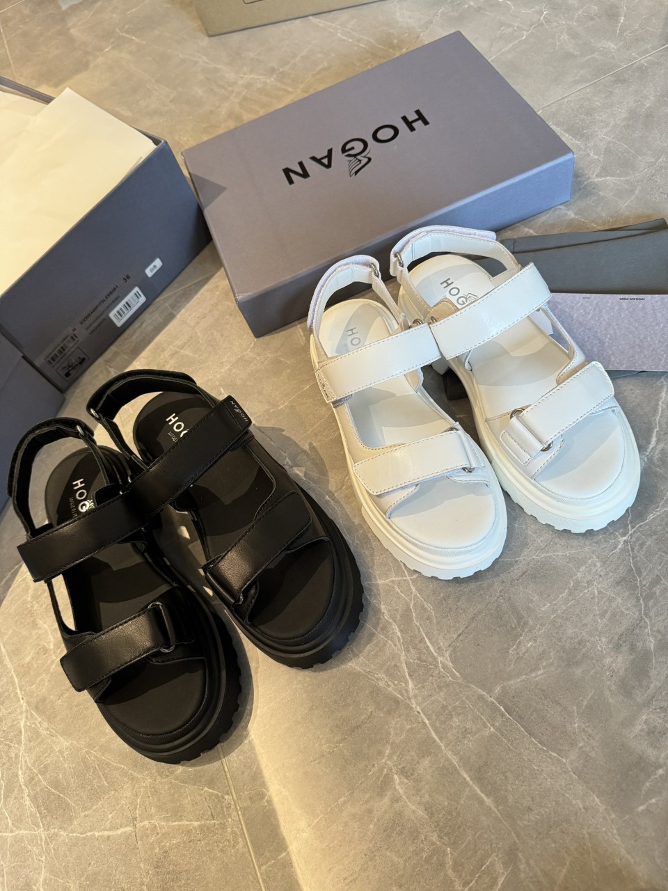 호건 호간 HOGAN 샌들 S003 Leather HXW6440FI70LE9  SIZE 35~39 ☆☆☆☆☆