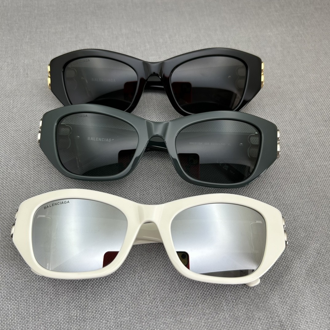 발렌시아가 BALENCIAGA BB0311SK BB 템플 로고 선글라스 안경 안경테 1279163 SIZE 53-21-140 ☆☆☆☆☆ #vvip공장