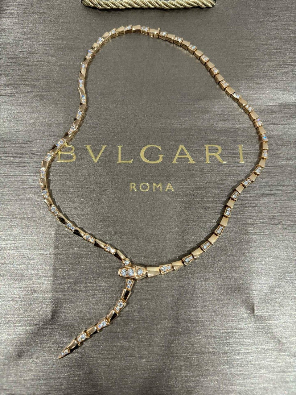 불가리 BVLGARI 세르펜티 바이퍼 다이아 목걸이 네크리스 #18k다이아몬드비밀공방