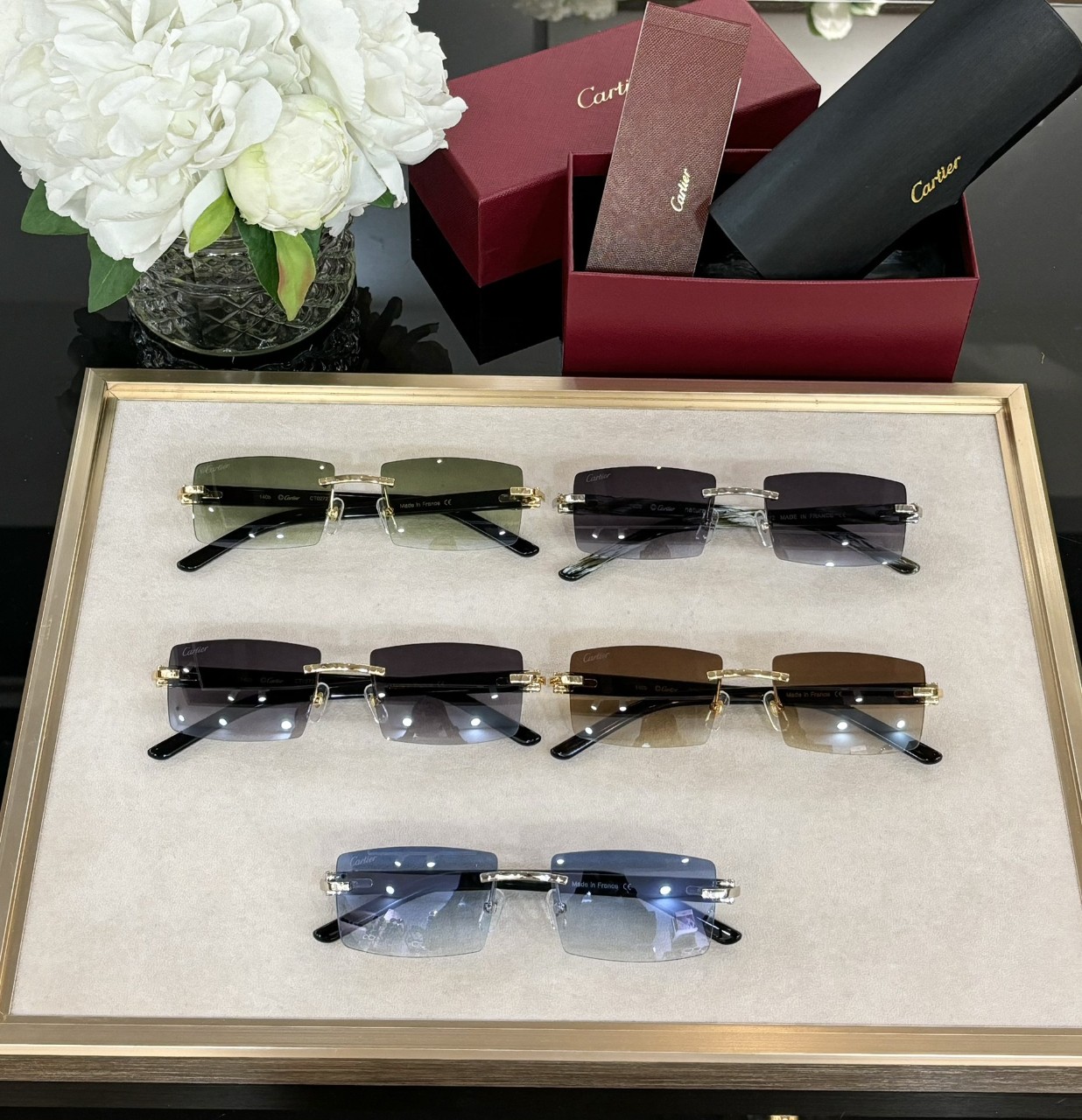 까르띠에 Cartier 선글라스 안경 안경테 CT0359S [사이즈] 60-15-145