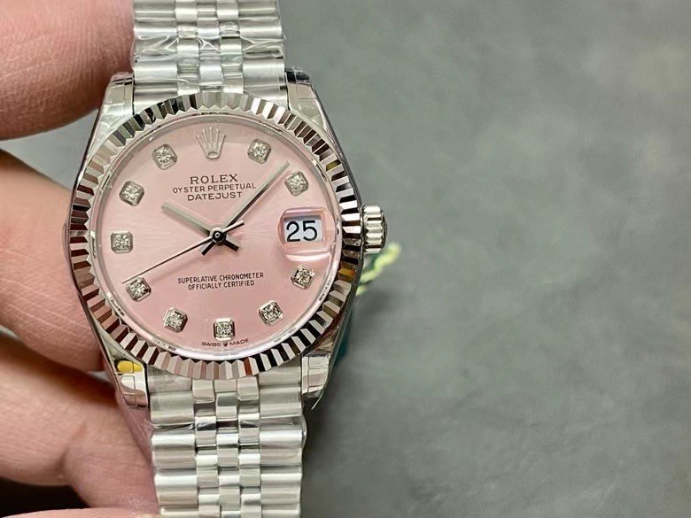 GMF 로렉스 롤렉스 ROLEX 데이저스트 31MM 핑크 로만인덱스 브슬 여성용 278289 31x12MM + 세이코 NH2236 오토메틱 무브먼트 #GM공장