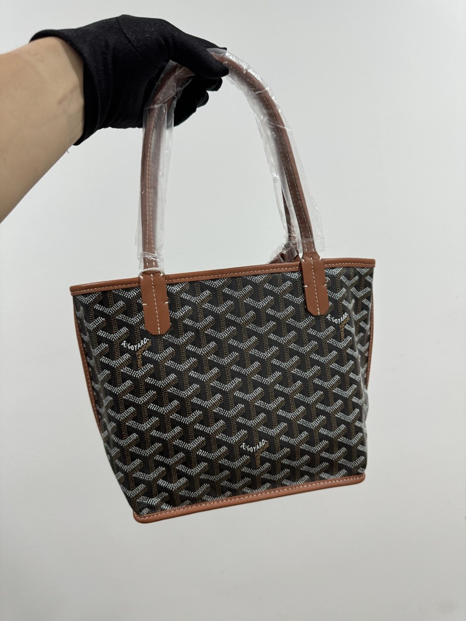 고야드 GOYARD 미니앙쥬 앙주백 블랙탄 양면 토트백 AMAANJOU MINI [사이즈] 20x10cm #vvip공장