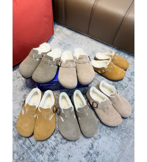버켄스탁 런던 퍼 시어링 양털클로그 양털슬리퍼 [사이즈] 35~40