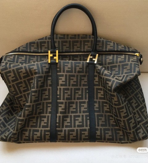 펜디 FENDI FF 빈티지 여행가방 [사이즈] 38x49x17cm #boxini