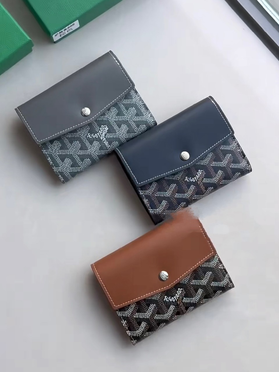 고야드 GOYARD 생가브리엘 여성 반지갑 카드지갑 [사이즈] 12x9.3x2.4cm