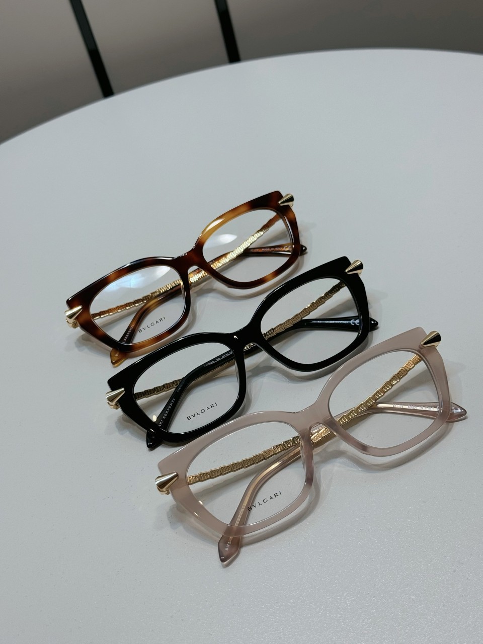불가리 버터플라이 프레임 안경 Bulgari Butterfly Frame Glasses 54-16-140