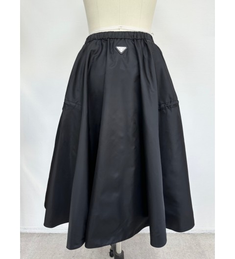 프라다 PRADA 리나일론 플리츠 스커트 36 38 40 #타지아
