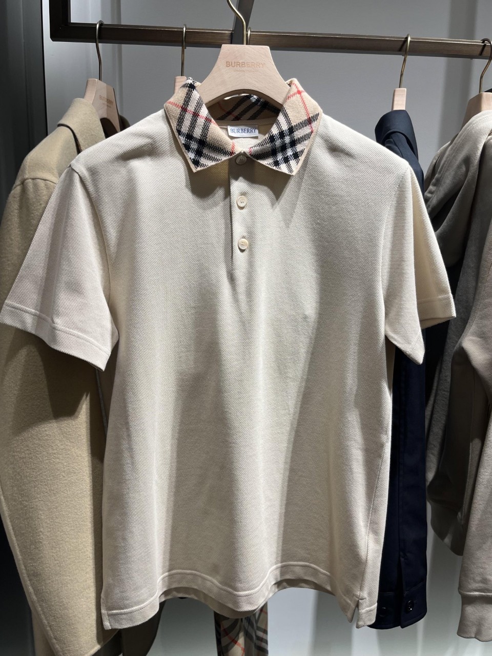 버버리 코튼 폴로셔츠 라이큰 81038661 S M L XL