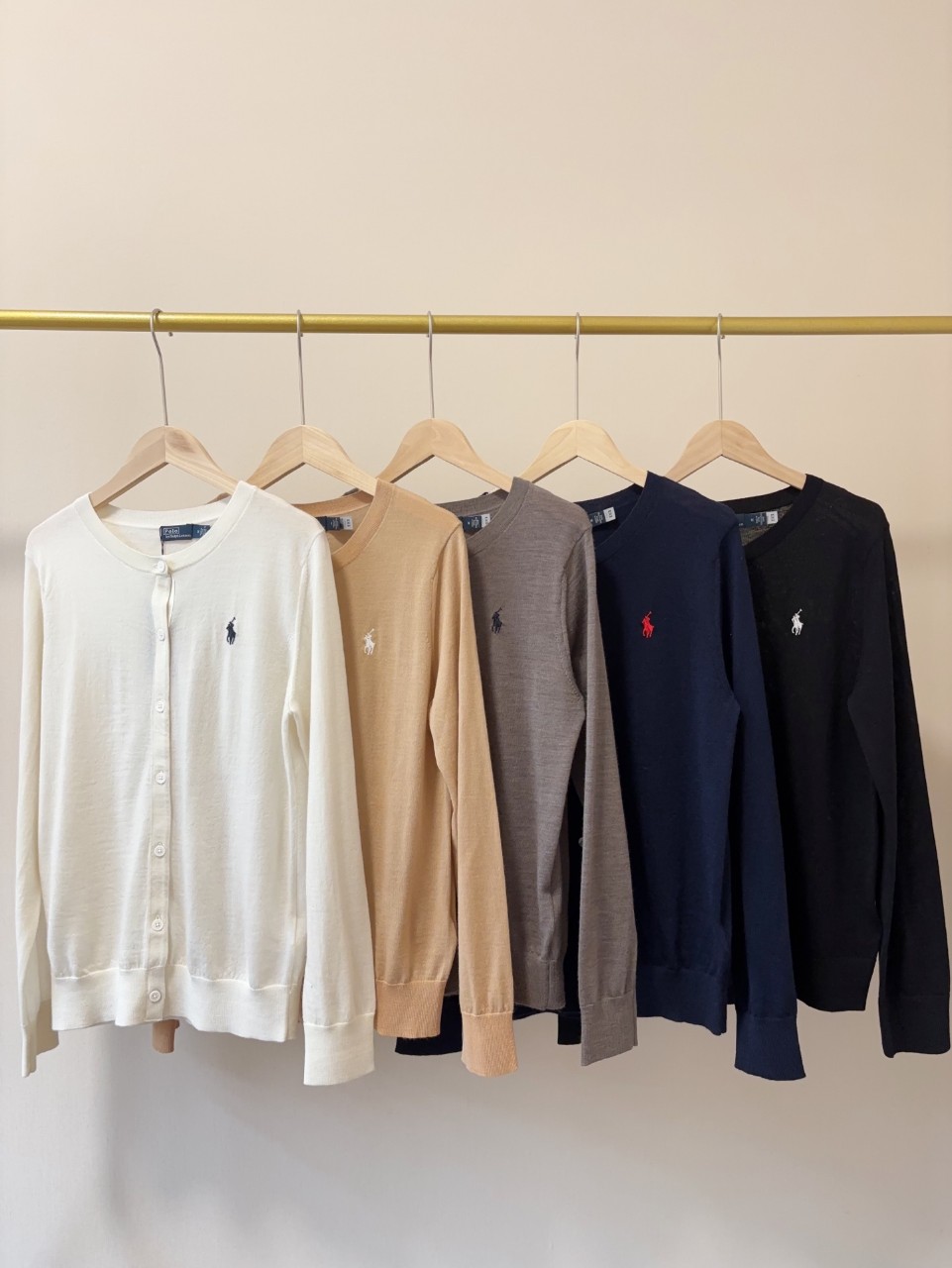폴로 랄프로렌 코튼 블렌드 가디건 S M L XL