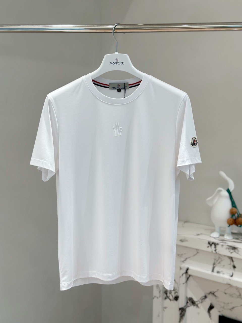 몽클레어 몽클레르 MONCLER 모달 실크 반팔티셔츠 48 50 52 54 56