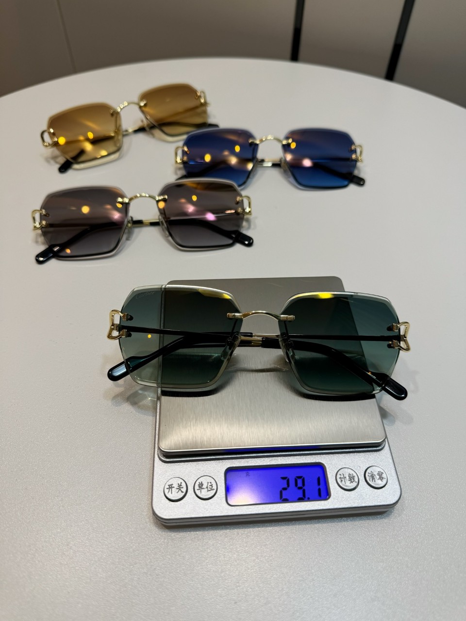 Cartier 클래식 C 드 까르띠에 모티프 선글라스 안경 안경테 CT0330S 002 58-16-145