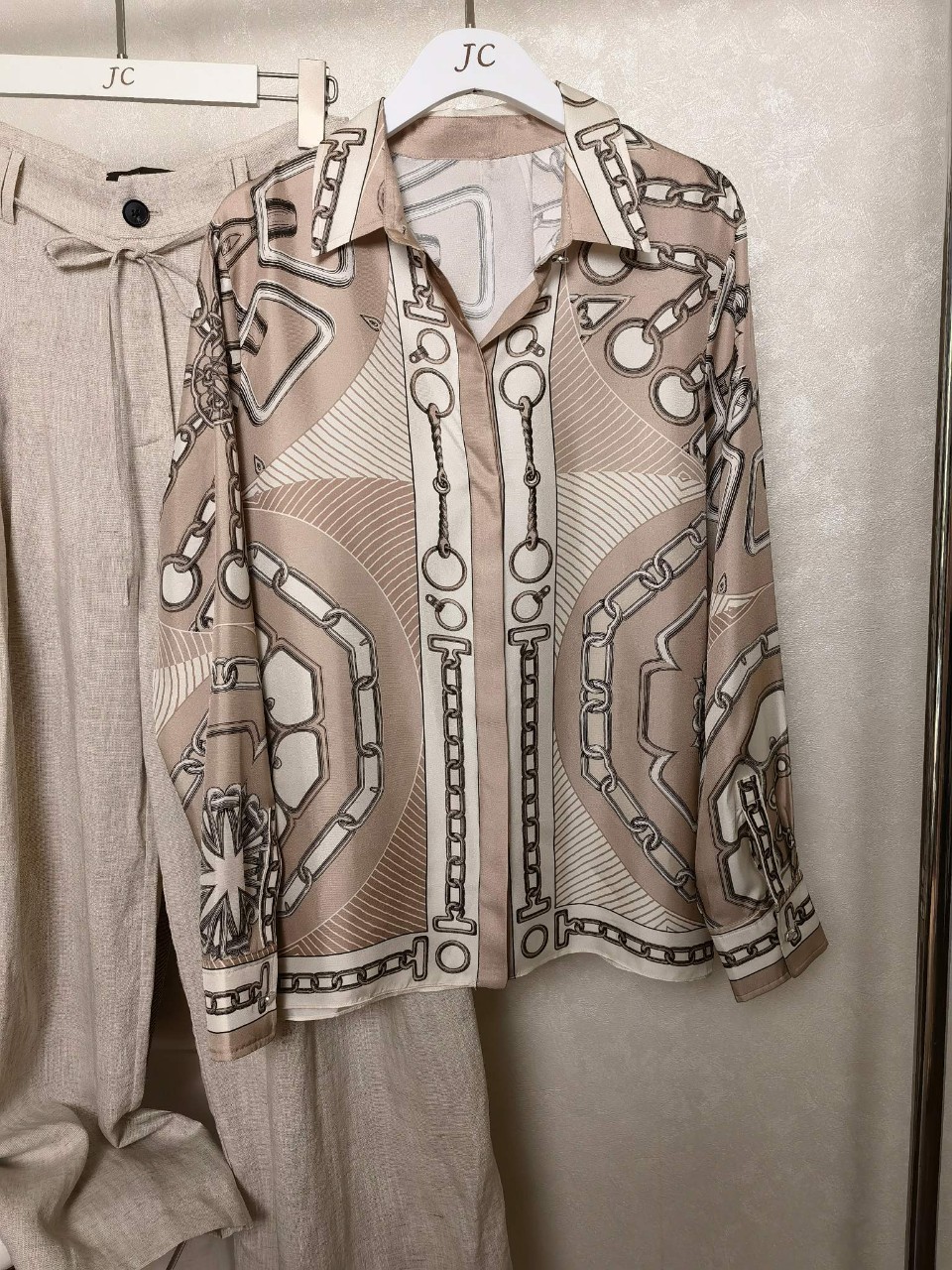 에르메스 HERMES 실크 블라우스 & 셔츠 S M L XL
