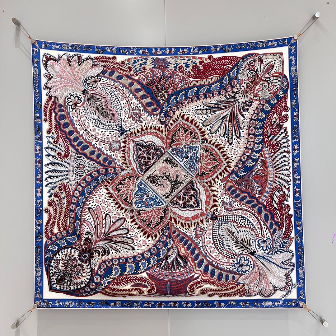 에르메스 HERMES 실크 스카프 90x90cm 100% 실크