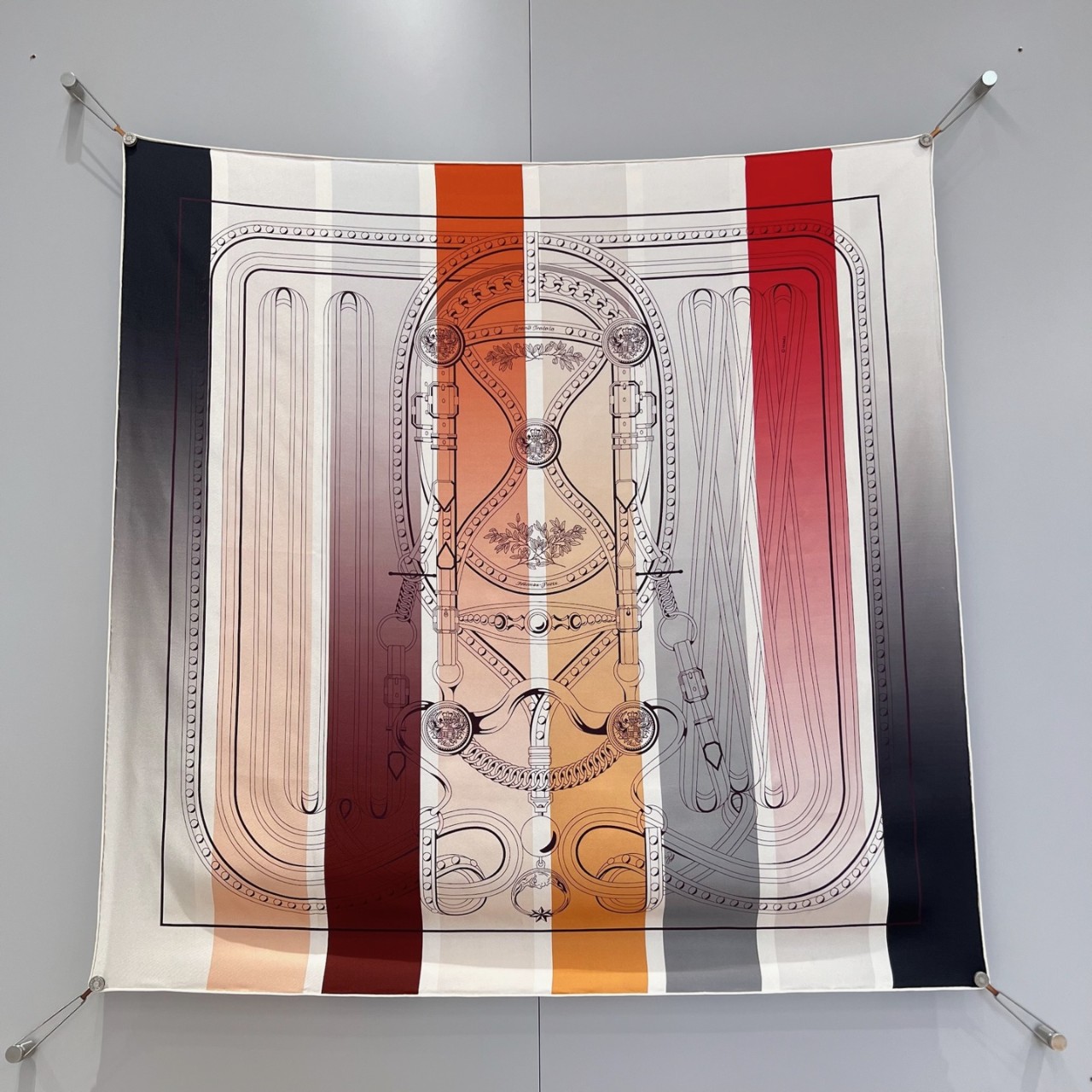 에르메스 HERMES 실크 스카프 90x90cm 100% 실크