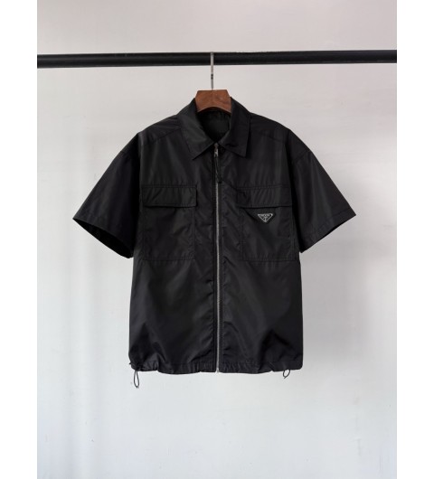 프라다 리나일론 반팔 셔츠 자켓 SC758 S OOO 1WQ9 F0002 S M L XL XXL