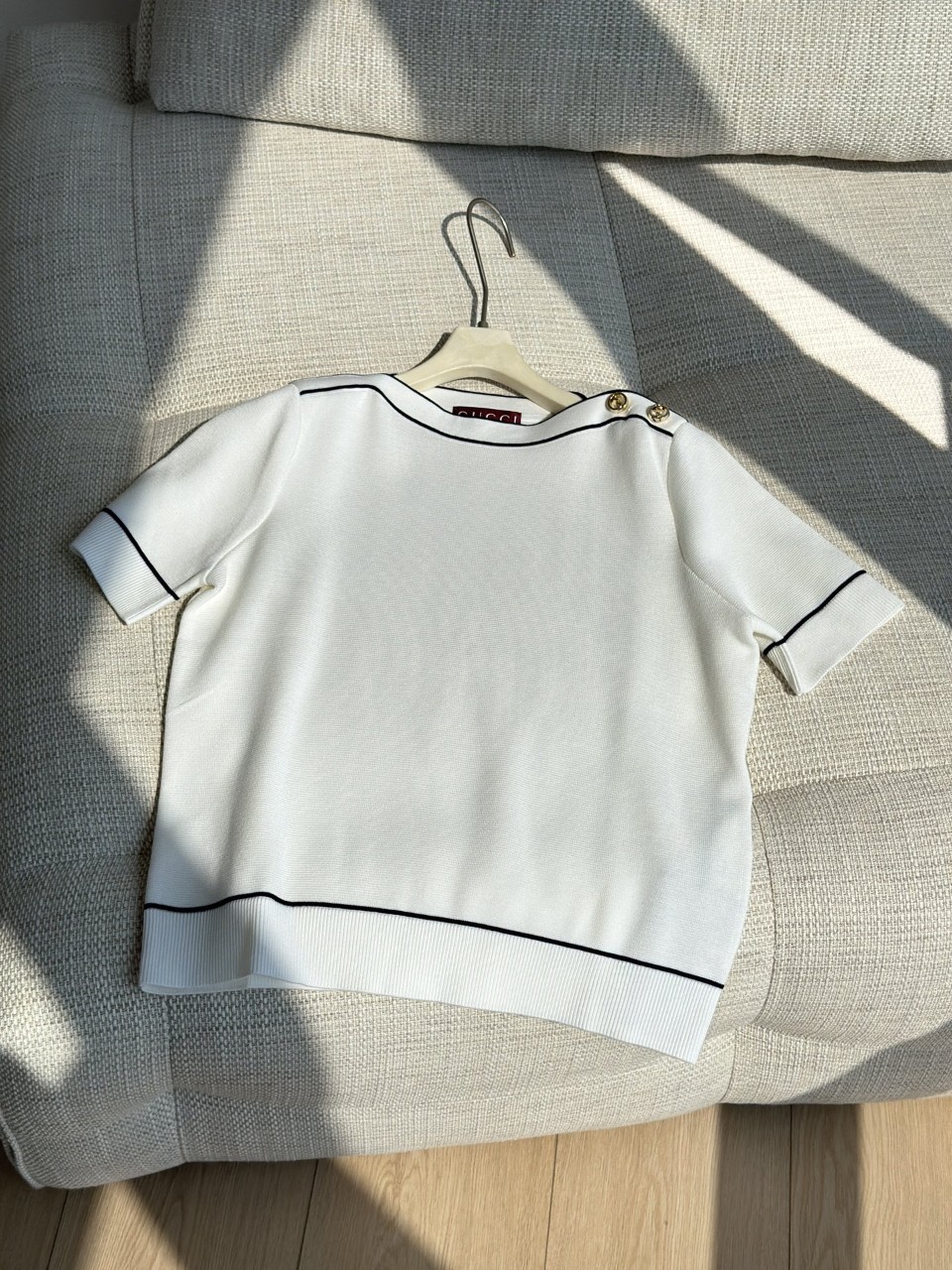 25SS 구찌 스웨터 813811XKEHH 9034 White S M L XL