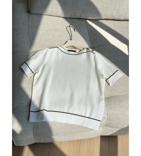 25SS 구찌 스웨터 813811XKEHH 9034 White S M L XL