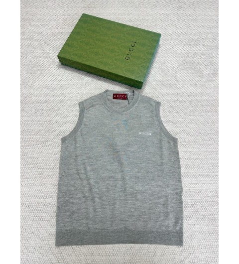 구찌 여성 니트 스웨터 cashmere and silk sleeveless sweater 830829XKEWC1014 S M L #타지아